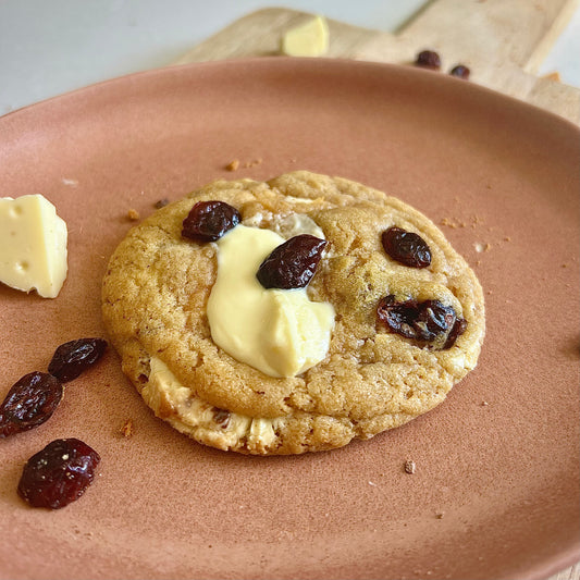 Witte chocolade cranberry koek (box van 4)